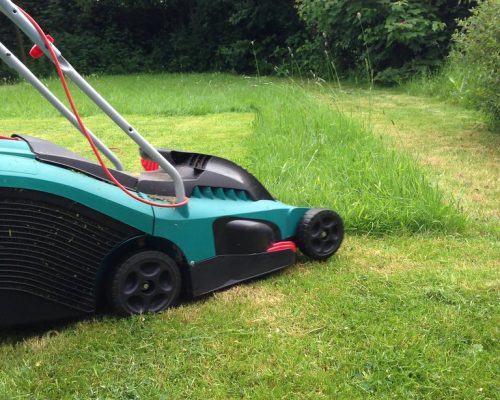 Lawn mowing