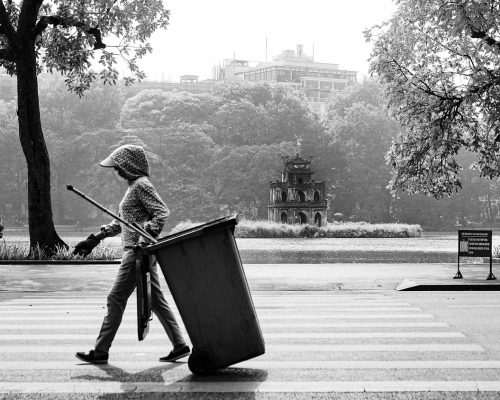 road, garbage bin, vietnam, hanoi, sword lake, street photography, black and white, garbage bin, street photography, street photography, street photography, street photography, street photography, black and white, black and white